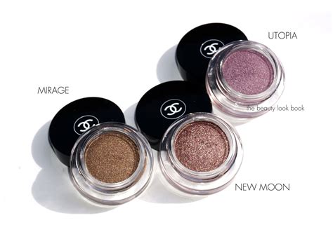 chanel illusion de ombre new moon|Chanel Mirage, Utopia, New Moon Illusion d'Ombre Eyeshadows .